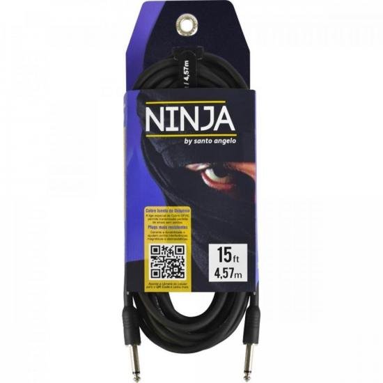 Cabo para Guitarra 4,57m Ninja Guitarra P...